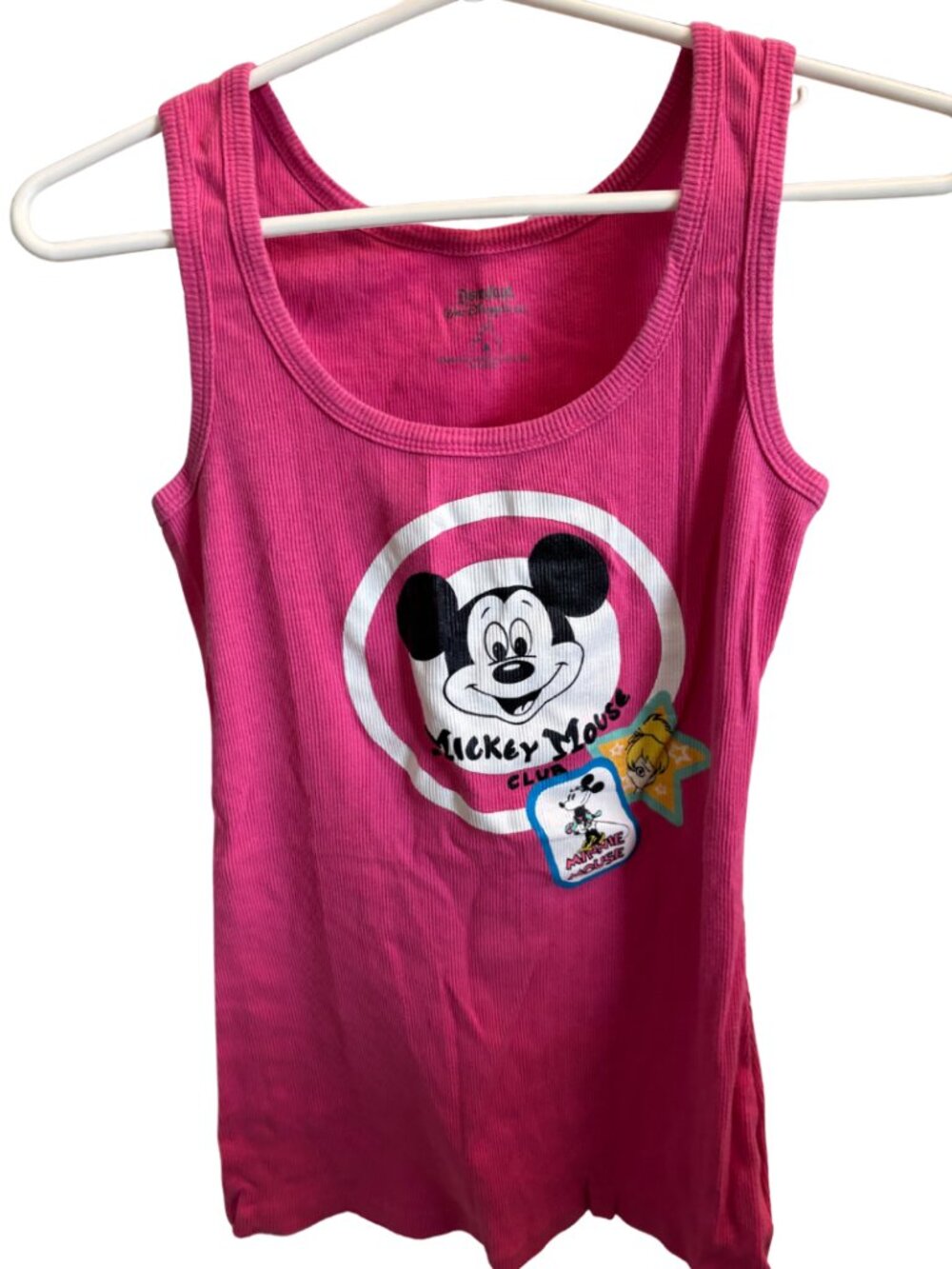 Disney Mickey Mouse Club pink tank M medium